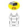 Μπαγκαζιέρα 630LT D-BOX NORDRIVE Γυαλιστερή Ασημί - Image 2