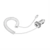 Αντάπτορας Αναπτηρα 12 / 24V 2400mA Διπλός με θύρα USB+DOCK 8 PIN καλώδιο 150cm (i-POD / i-PHONE / i-PAD)