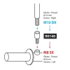 ΑΝΤΑΠΤΟΡΑΣ ΓΙΑ ΚΑΘΡΕΠΤΗ ΜΗΧΑΝΗΣ M10DX-M8SX -1ΤΕΜ - Image 2