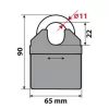 Αντικλεπτική Κουλούρα  C-Lock 150 Plus απο Χάλυβα - Image 2
