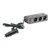 ΑΝΤΑΠΤΟΡΑΣ ΑΝΑΠΤΗΡΑ 3 ΘΕΣΕΩΝ 12 / 24V- 5A ΜΕ USB 5V ΚΑΙ LED DUAL-POWER ΜΕ ΚΑΛΩΔΙΟ 90 cm (ΠΟΛΥΠΡΙΖΟ)
