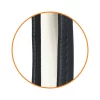 Κάλυμμα Τιμονιού Ariston Leather Feeling - Μαύρο 38cm - Image 3