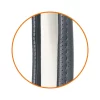 Κάλυμμα Τιμονιού Ariston Leather Feeling - Γκρι 38cm - Image 3
