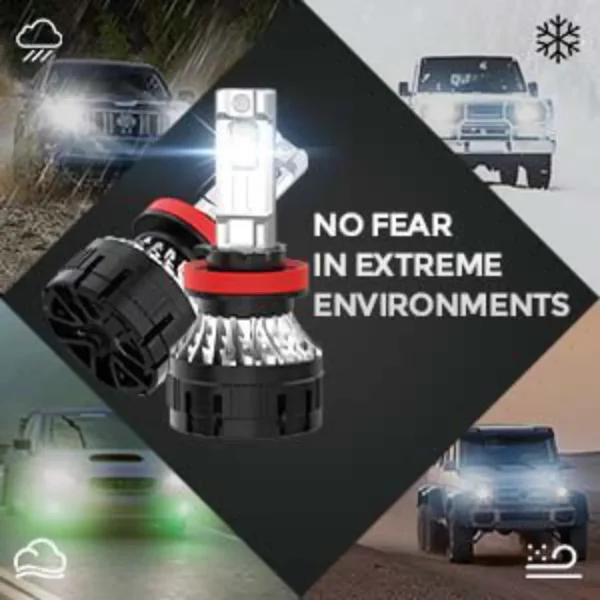 Asruex LED Λάμπες H1 - V31 180W 13600LM 12/24V 2τμχ - Image 8