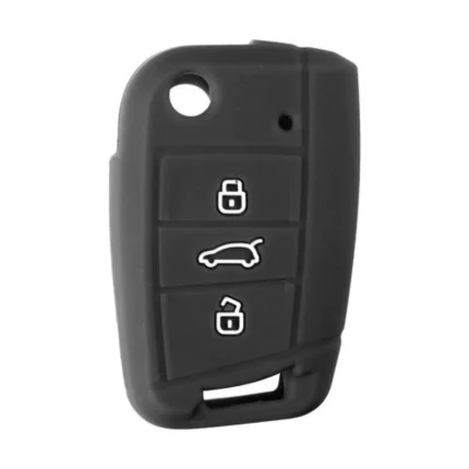 SEAT / SKODA / VW TYPE-2 ΚΑΛΥΜΜΑ ΚΛΕΙΔΙΩΝ ΣΙΛΙΚΟΝΗΣ ΜΑΥΡΟ ΧΡΩΜΑ 1ΤΕΜ.