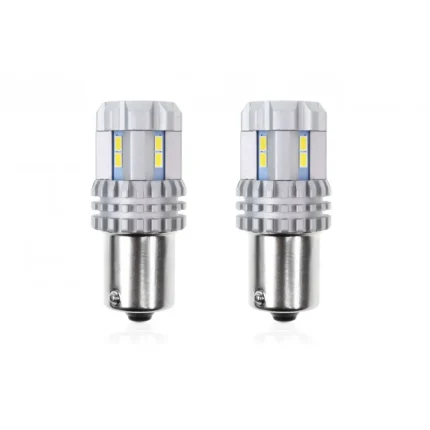 P21W BA15s 12/24V 22LED SMD ULTRABRIGHT CANBUS ΛΕΥΚΟ 2ΤΕΜ.