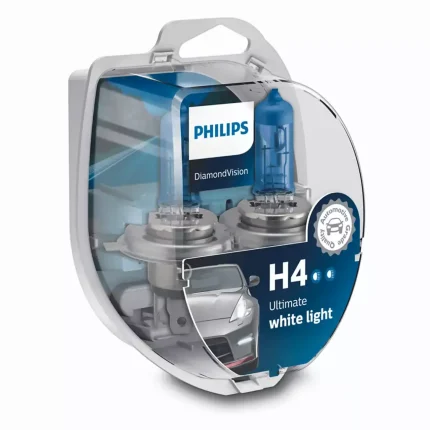 Philips Λάμπες 12V H4 Diamond Vision - 2 τμχ.
