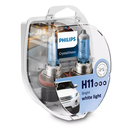 Philips Λάμπες 12V H11 Crystal Vision - 2 τμχ.