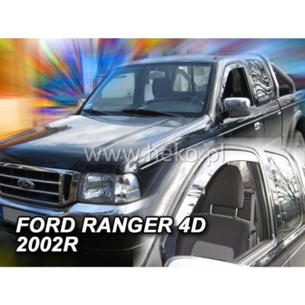 MAZDA B2500 / B2600 / FORD RANGER 2D / 4D / RANGER 1ΜΙΣΗ ΚΑΜΠΙΝΑ EXTRA CAB 1997-2007 ΖΕΥΓΑΡΙ ΑΝΕΜΟΘΡΑΥΣΤΕΣ ΑΥΤΟΚΙΝΗΤΟΥ HEKO - 2 ΤΕΜ.