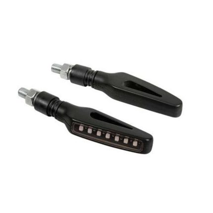 ΦΛΑΣ ΜΟΤΟ GLORY ΜΑΥΡΑ 12V SMD LED 98x36mm