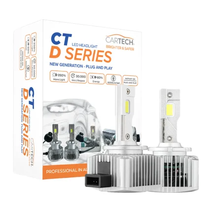 Λάμπες LED CT5 D1S/D3S/D8S Short 70W White 6000K Night Killer CarTech