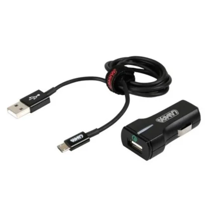 ΦΟΡΤΙΣΤΗΣ ΑΝΑΠΤΗΡΑ 12 / 24V ΜΕ 1 MICRO USB ΜΕ ΚΑΛΩΔΙΟ 100cm QUALCOMM