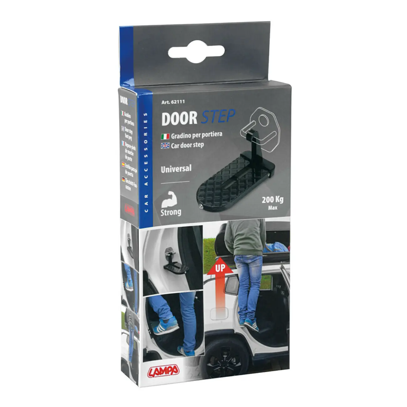 ΣΚΑΛΟΠΑΤΙ ΠΟΡΤΑΣ ΑΥΤΟΚΙΝΗΤΟΥ ΒΟΗΘΗΤΙΚΟ ΚΑΙ ΘΡΑΥΣΤΗΣ ΤΖΑΜΙΟΥ ΜΕΤΑΛΛΙΚΟ/ΚΑΟΥΤΣΟΥΚ DOOR STEP Max200kg LAMPA - 1 TEM. - Image 7