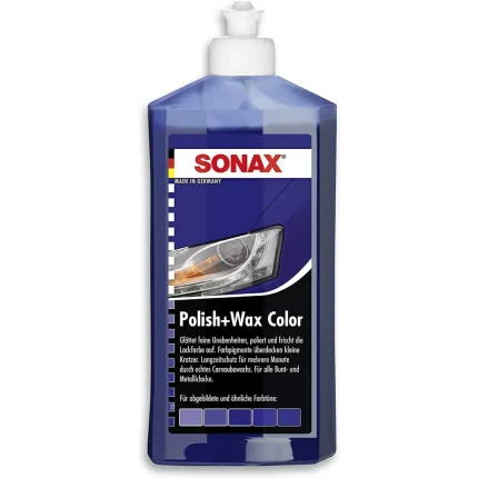 Sonax Γυαλιστικό & Κερί Με Χρώμα Μπλε Nano Pro 250ml