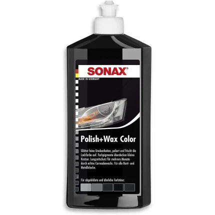 Sonax Γυαλιστικό & Κερί Με Χρώμα Μαύρο Nano Pro 250ml