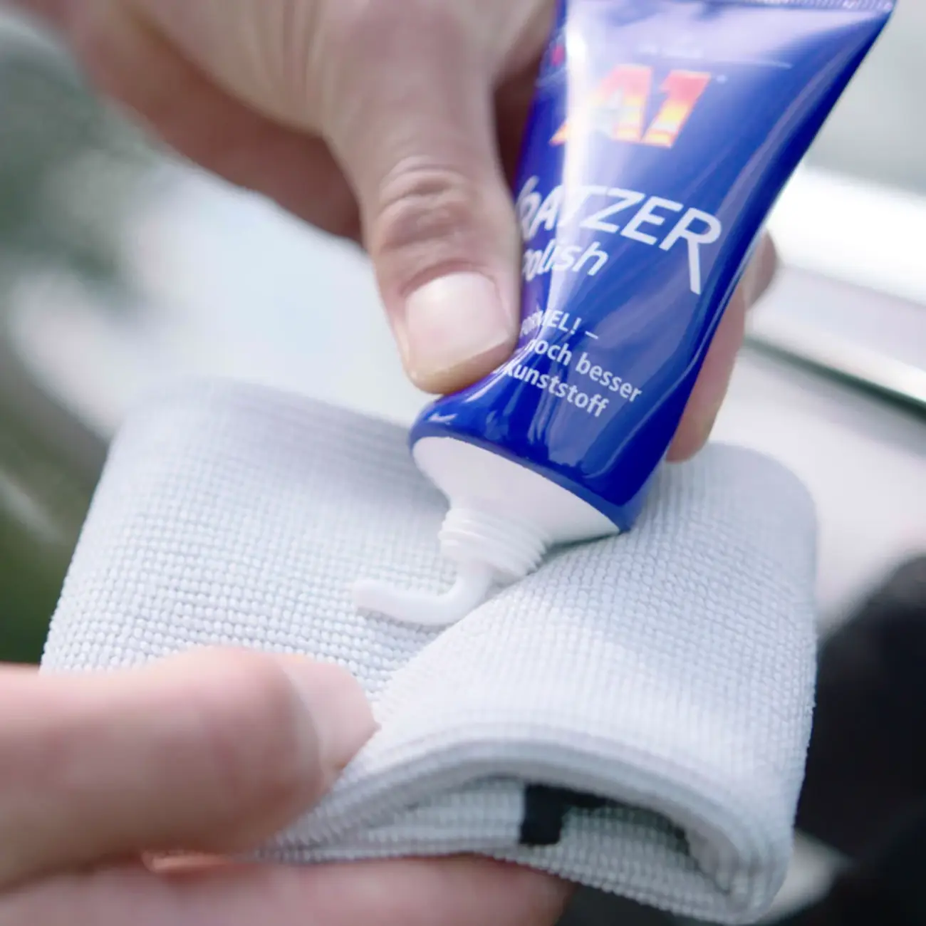 A1 Αλοιφή για γρατζουνιές 50ml με πανί microfiber Dr. Wack - Image 2