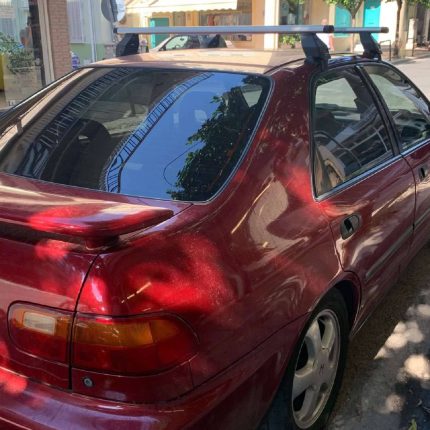 HONDA CIVIC VI SEDAN 4D 1996-2001 KIT ΜΕ ΜΠΑΡΕΣ ΟΡΟΦΗΣ ΑΛΟΥΜΙΝΙΟΥ TEMA MENABO (AL1 - 3360 / MB / MB - FIX026G) - 2 ΤΕΜ.