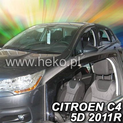 CITROEN C4 2 5D 2010+ ΖΕΥΓΑΡΙ ΑΝΕΜΟΘΡΑΥΣΤΕΣ HEKO - 2 ΤΕΜ.