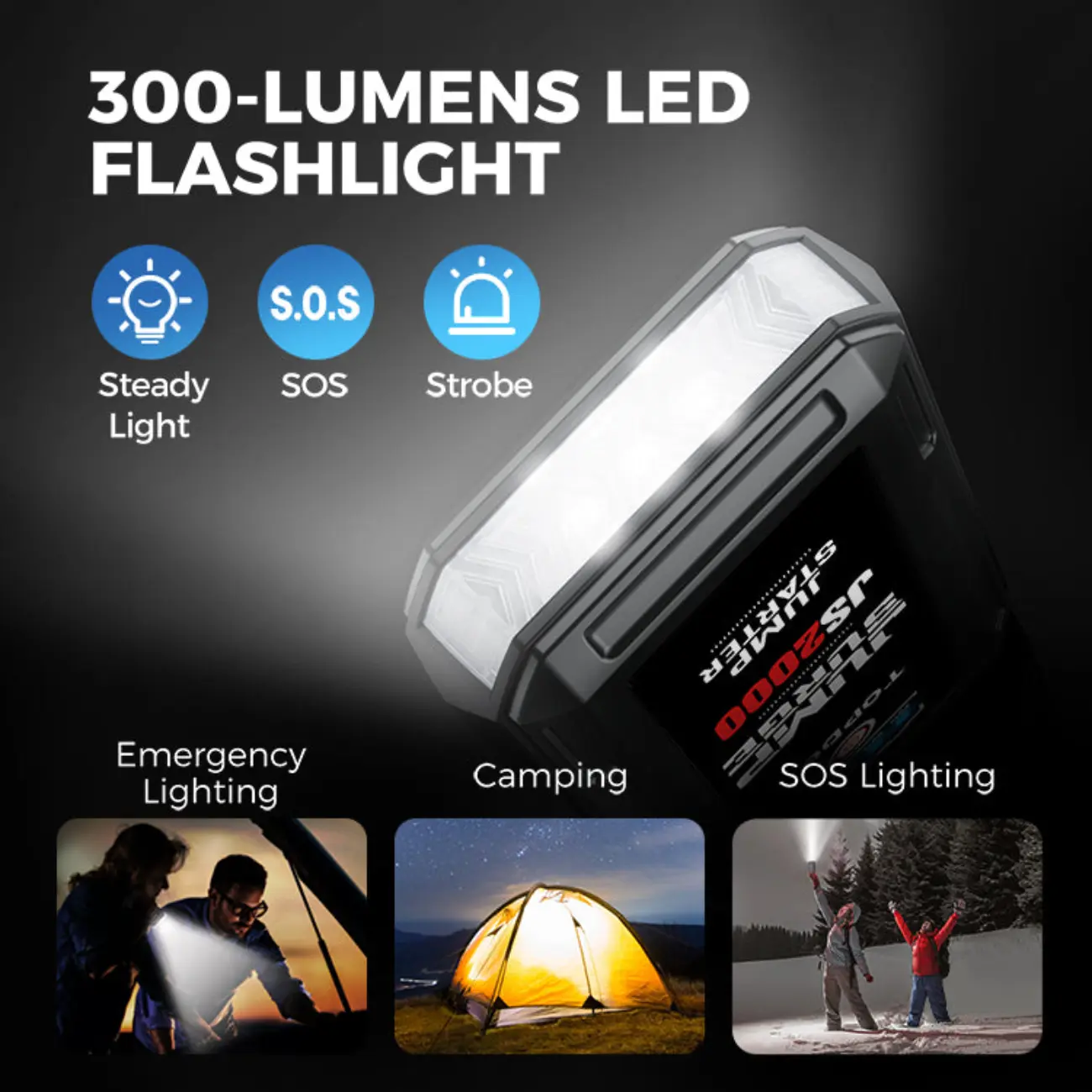 TopDon Jump Surge 2000 Φορητός Εκκινητής Μπαταρίας - Image 5