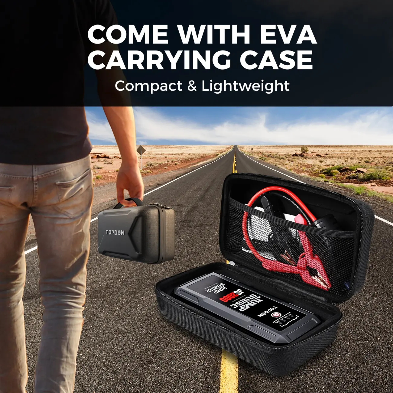 TopDon Jump Surge 2000 Φορητός Εκκινητής Μπαταρίας - Image 4