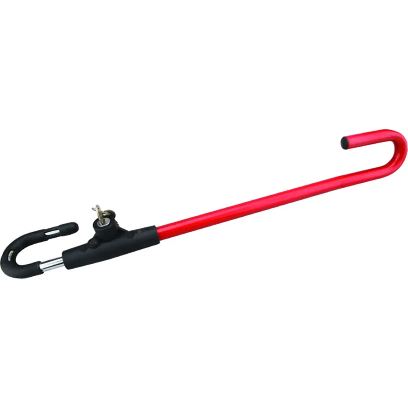 Αντικλεπτικό αυτοκινήτου τιμόνι- πετάλι- κλειδί Red 1τμχ Oklead