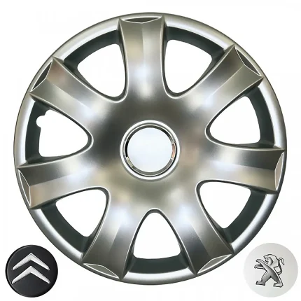 PEUGEOT 107 / 206+ / 207 ΚΑΙ CITROEN C1 ΜΑΡΚΕ ΤΑΣΙΑ 14 INCH CROATIA COVER (4 ΤΕΜ.)