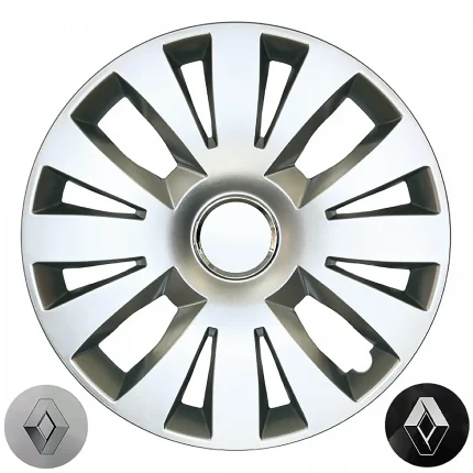 RENAULT CLIO III / MEGANE III ΜΑΡΚΕ ΤΑΣΙΑ 15 INCH CROATIA COVER (4 ΤΕΜ.)