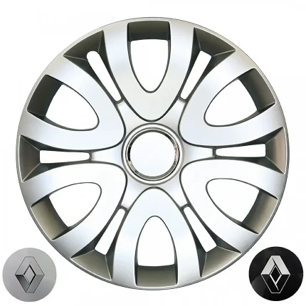 RENAULT CLIO IV ΜΑΡΚΕ ΤΑΣΙΑ 15 INCH CROATIA COVER (4 ΤΕΜ.)