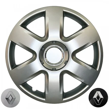 RENAULT NEW KANGOO / MEGANE III ΜΑΡΚΕ ΤΑΣΙΑ 15 INCH CROATIA COVER (4 ΤΕΜ.)