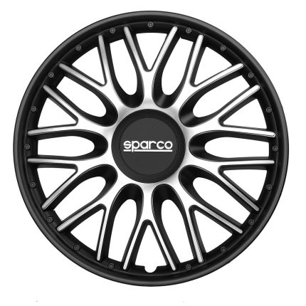 Τάσια Τροχών Roma 13'' ασημί- μαύρο 4τμχ Sparco