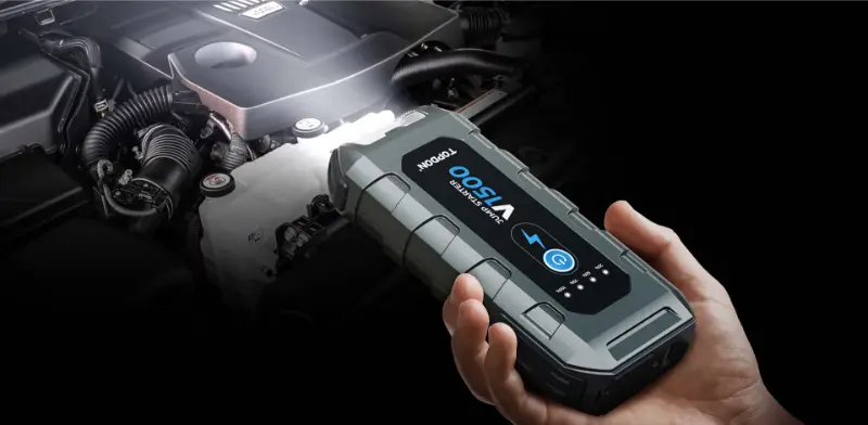 TopDon Jump Starter V1500 Φορητός Εκκινητής Μπαταρίας - Image 14
