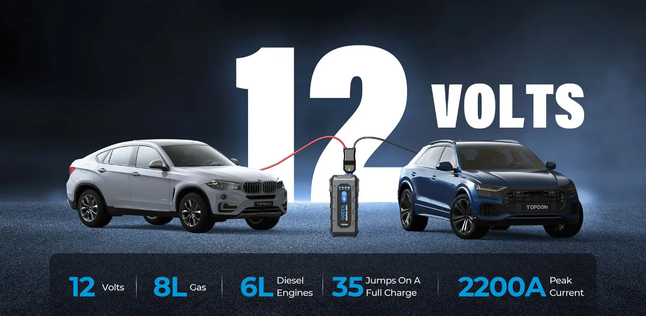 TopDon V2200 Φορητός Εκκινητής Μπαταρίας - Image 9