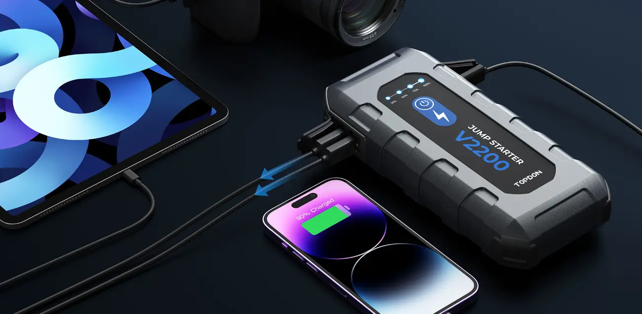 TopDon V2200 Φορητός Εκκινητής Μπαταρίας - Image 7