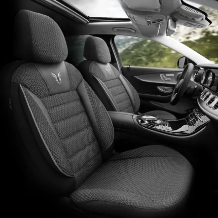 Κάλυμμα Καθισμάτων ΟΤΟΜ TORO Μαύρο-Γκρι 4τμχ