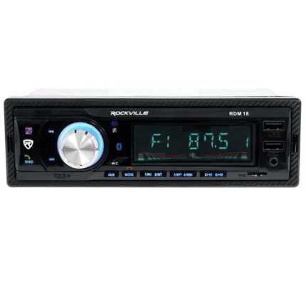 Radio USB/SD/AUX/Bluetooth A2DP με μπλε φωτισμό & remote control RDM18 ROCKVILLE
