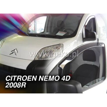 FIAT FIORINO / QUBO 4D / 5D 2008+ / PEUGEOT BIPPER / CITROEN NEMO ΖΕΥΓΑΡΙ ΑΝΕΜΟΘΡΑΥΣΤΕΣ VAN HEKO - 2 ΤΕΜ.