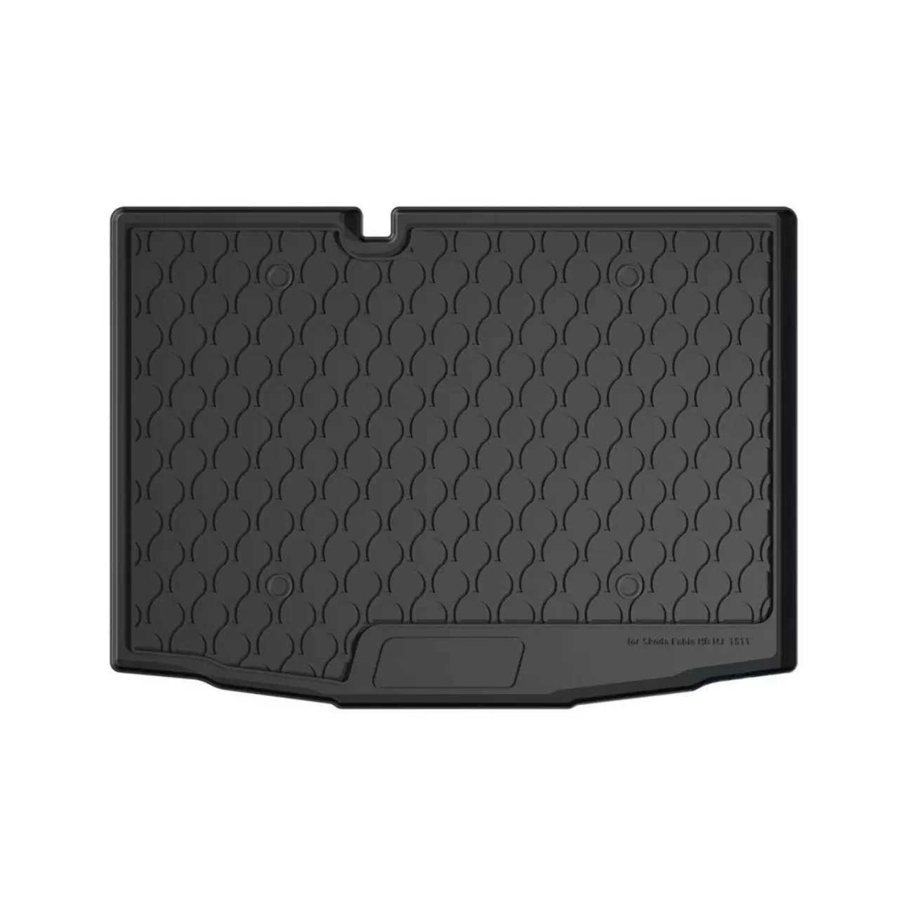 SKODA FABIA 5D 02 / 2015+ (ΚΑΤΩ ΕΠΙΠΕΔΟ) ΣΚΑΦΗ ΠΟΡΤ ΜΠΑΓΚΑΖ ΜΑΡΚΕ SU MISURA TRUNK MAT ΑΠΟ ΣΥΝΘΕΤΙΚΟ ΛΑΣΤΙΧΟ LAMPA - 1 ΤΕΜ.