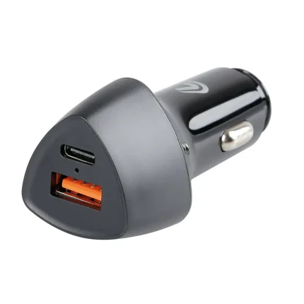 ΦΟΡΤΙΣΤΗΣ ΑΝΑΠΤΗΡΑ ΜΕ 2 USB-C / USB- A 12 / 24V 36W LED FAST CHARGE