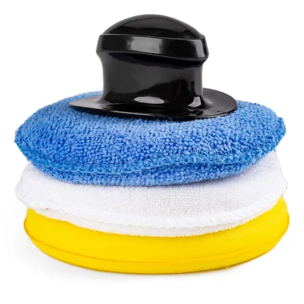 Amio - ΣΦΟΥΓΓΑΡΙΑ ΓΥΑΛΙΣΜΑΤΟΣ ΣΤΡΟΓΓΥΛΑ ΣΕΤ 3ΤΕΜ ΜΕ ΛΑΒΗ 3x125mm​ - 3 ΤΕΜ. (02904/AM)