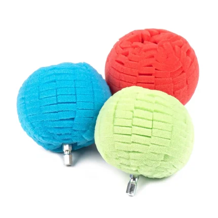 Amio - ΒΟΥΡΤΣΑΚΙΑ ΓΥΑΛΙΣΜΑΤΟΣ ΖΑΝΤΩΝ ΣΤΡΟΓΓΥΛΑ 75mm ΓΙΑ ΔΡΑΠΑΝΟ - 3 Τεμ. (03702/AM)