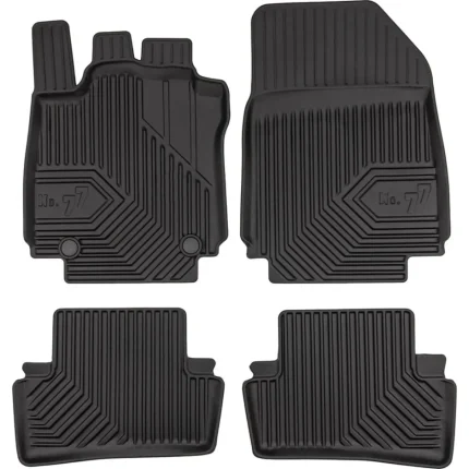 Πατάκια Αυτοκινήτου No77 Σκαφάκια για Renault Clio IV 2012-2020 3τμχ Frogum