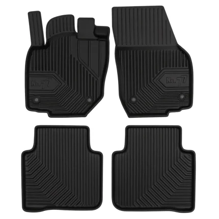 Πατάκια Αυτοκινήτου No77 Σκαφάκια για Skoda Kodiaq II  SUV 2024-> 4τμχ Frogum