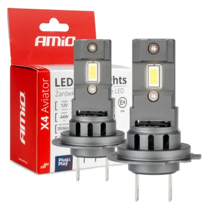 ΛΑΜΠΕΣ LED H7 12V 44W 6.500K 3.936LM CSP X4 SERIES AVIATOR PLUG & PLAY - 2 ΤΕΜ