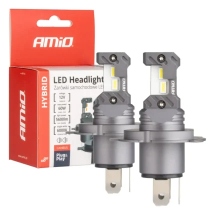 ΛΑΜΠΕΣ LED H4  12V 60W 6.000K 5.600lm +400% LED CAN-BUS HYBRID SERIES - 2 ΤΕΜ.