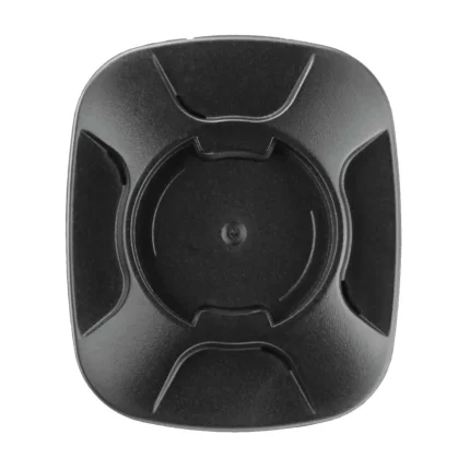 Αυτοκόλλητος Αντάπτορας Κινητού της σειράς Optiline Universal Εφαρμογής σε Μαύρο Χρώμα με διαστάσεις 39 x 46,5 mm, συμβατός με Βάσεις Στήριξης Κινητού Optiline για Μηχανή με σύστημα Duolock