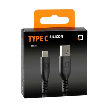 Καλώδιο USB Type A σε USB Type C 3000mA/18W της σειράς Optiline για Φόρτιση, Συγχρονισμό και Μεταφορά Δεδομένων Κινητού και Ηλεκτρονικών Συσκευών με επένδυση από σιλικόνη και μήκος 150 cm