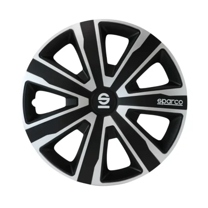 Τάσια Τροχών Palermo 16'' μαύρο-ασημί 4τμχ Sparco