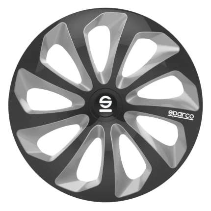 Τάσια Τροχών Sicilia 16'' μαύρο- ασημί 4τμχ Sparco